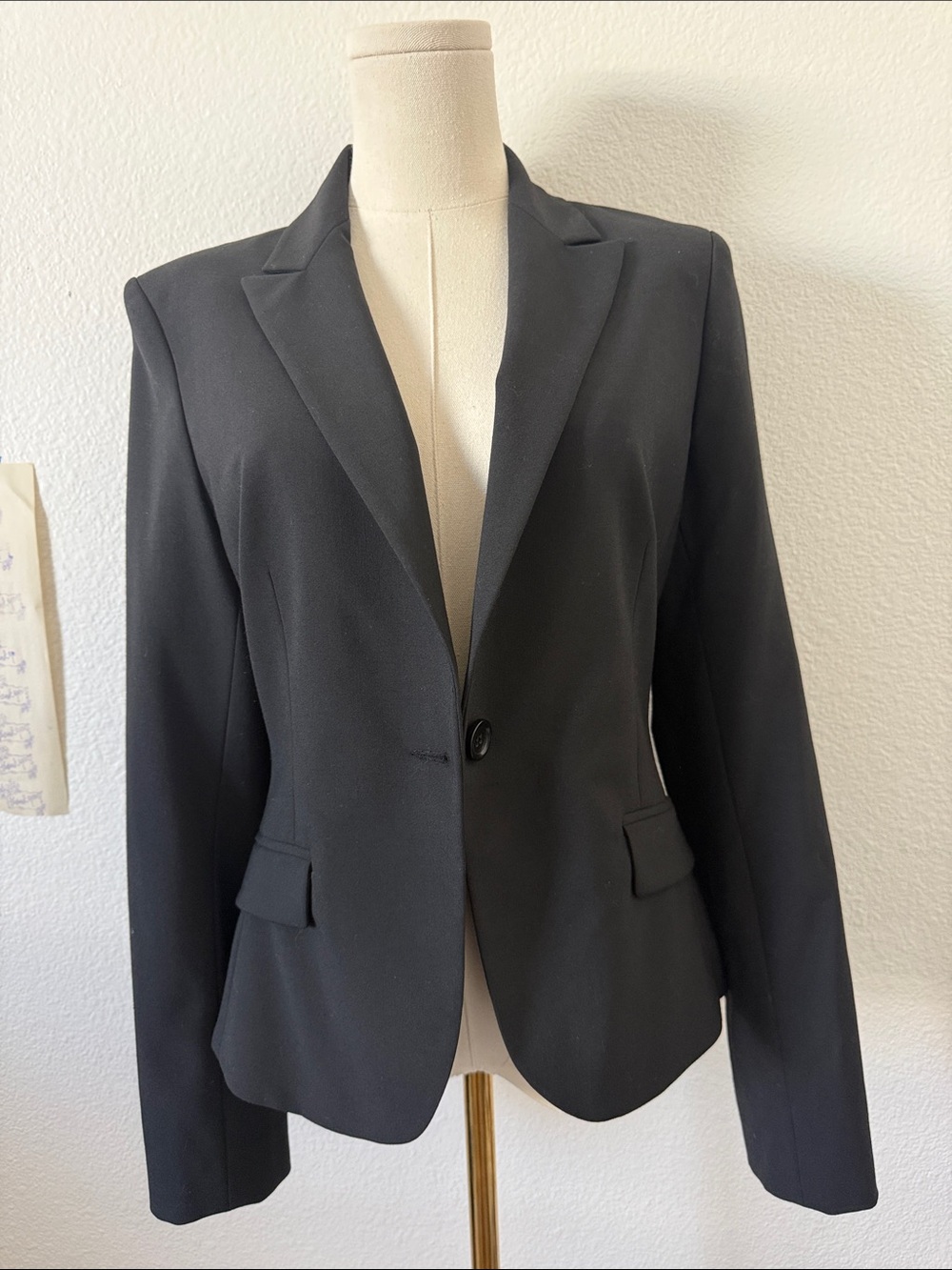 Express Black Single-Button Women's Blazer Size 8